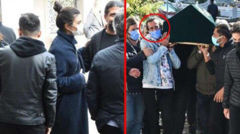 Tuba Büyüküstün, evladını kaybeden eski sevgilisini yalnız bırakmadı..