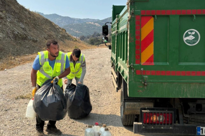 Bursa'da yangın sonrası temizlik sürüyor