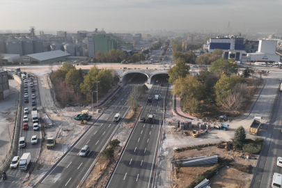 Konya'da Marangozlar Köprülü Kavşağı’nın alt kısmı trafiğe açıldı