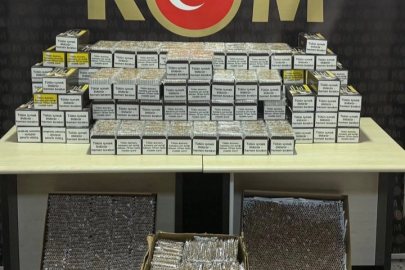 Bilecik Pazaryeri'nde kaçak tütün operasyonu