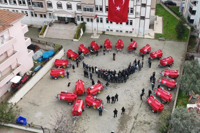 Bilecik'te 20 yeni yangın söndürme tankeri köylere teslim edildi