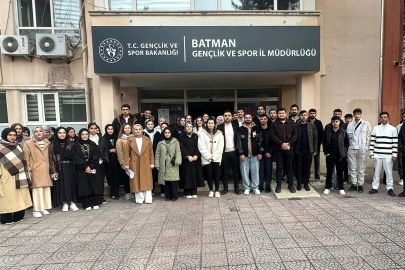 Batman Sasonlu gençler Başkent'e uğurlandı