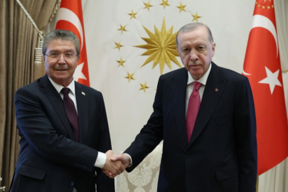 Cumhurbaşkanı Erdoğan, KKTC Başbakanı Üstel’i kabul etti