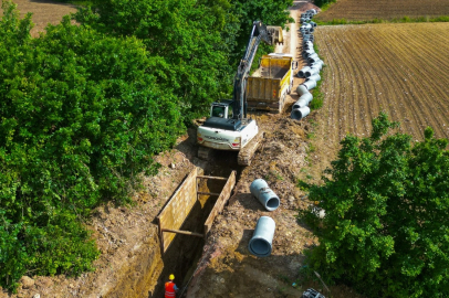 Sakarya'da&nbsp;atık su altyapısı 5 bin metrelik yeni hat ile güçleniyor