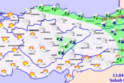 Türkiye’de iki mevsim bir arada! Batı’da güneş, Doğu’da kar