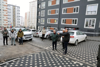 Kayseri Talas'ta hafta sonunda otopark mesaisi