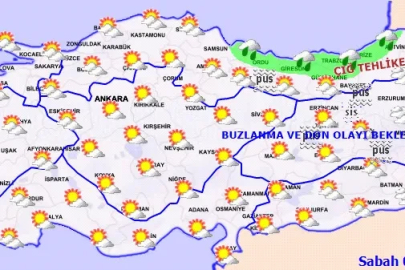 Meteoroloji uyardı! Doğu’da yağış, Batı’da toz taşınımı