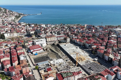 Ordu’da Millet Bahçesi 2000 araçlık otoparkla yükseliyor
