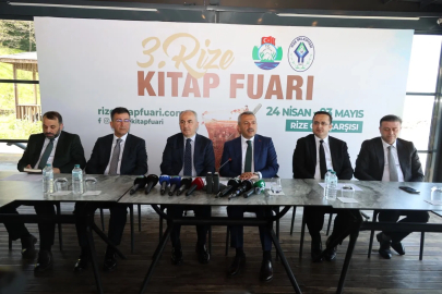 Rize 3. Kitap Fuarı kapılarını açıyor