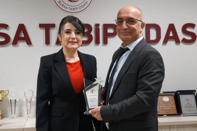 Bursa Tabip Odası’nda Ferda Firdin dönemi başladı