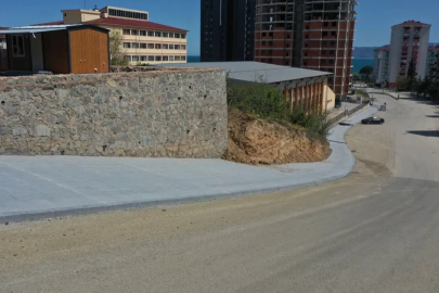 Ordu'da Fatsa Dolunay’a modern kaldırım