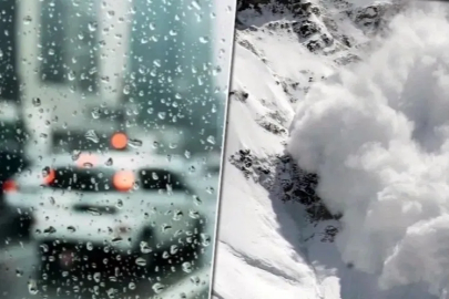 Meteoroloji’den kuvvetli yağış ve çığ uyarısı