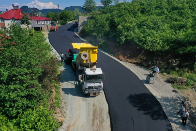 Ordu’da kırsal ulaşım yatırımları devam ediyor