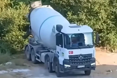 Bursa Nilüfer'de beton mikserinden kamu alanına döküme 150 bin TL ceza