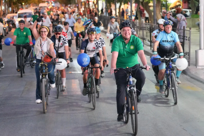 Başkan Dutlulu Manisalılarla birlikte pedalladı