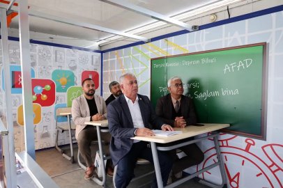 Kayseri Talas'ta deprem hazırlığı
