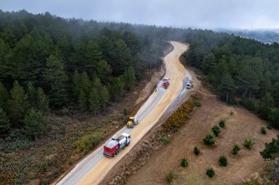 Manisa Demirci Söğütçük’te 11 kilometrelik yol için çalışma başladı