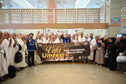 “Vefa Umresi Projesi”nde üçüncü kafile dualarla uğurlandı