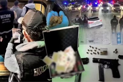 İzmir merkezli tefecilik operasyonu! 13 şüpheli gözaltında