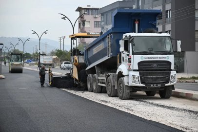 Manisa Büyükşehir’den Soma’da 3 kilometrelik asfalt çalışması