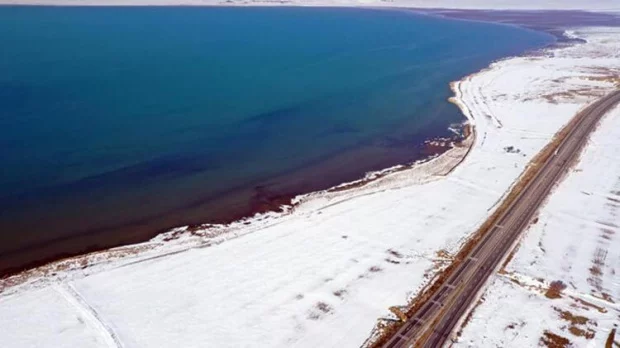 İyi haber! Tuz Gölü'nde su seviyesi, kar yağışıyla yükseldi